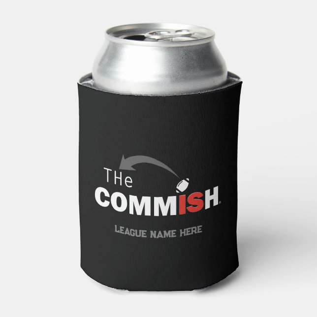 The Commish Custom Can Koozie Fantasy Football (Can Front)