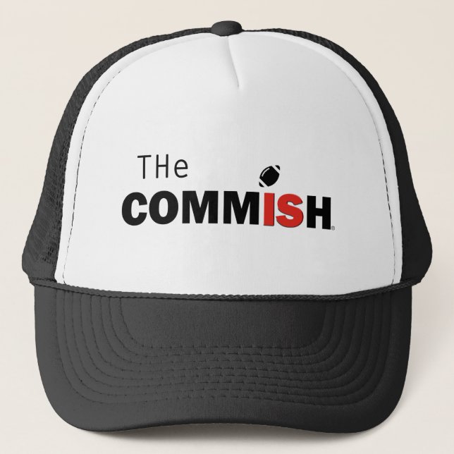 The Commish Hat for your Fantasy Football league (Front)