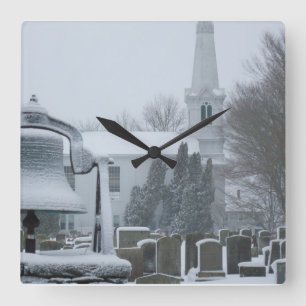 The Commons, Little Compton, RI Square Wall Clock