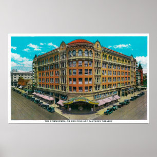 The Commonwealth Building and Pantages Theatre Poster