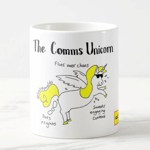 The Comms Unicorn mug