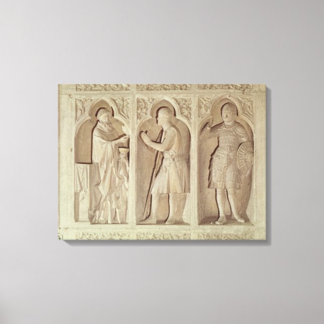 The communion of a knight canvas print (Front)