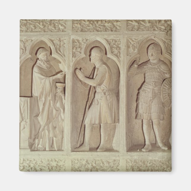 The communion of a knight magnet (Front)