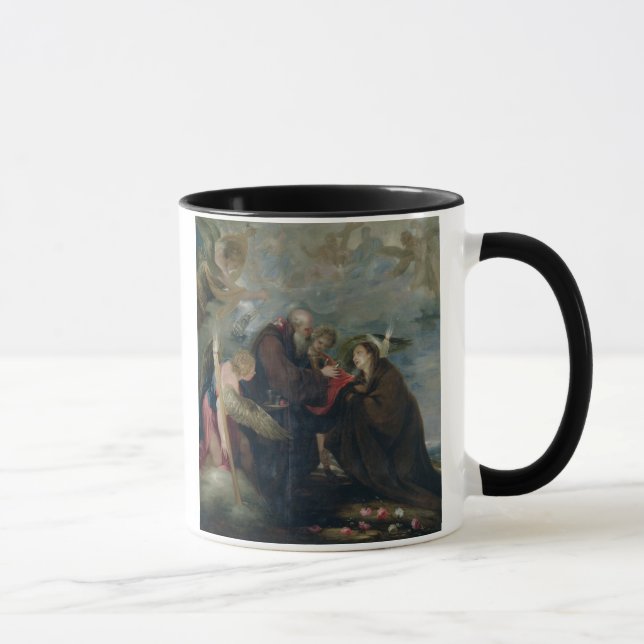 The Communion of St. Rose of Viterbo (The Virgin) Mug (Right)
