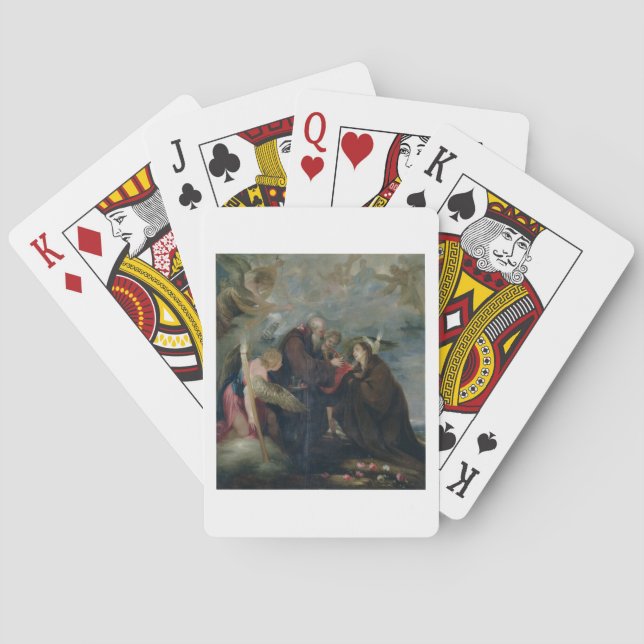 The Communion of St. Rose of Viterbo (The Virgin) Poker Cards (Back)