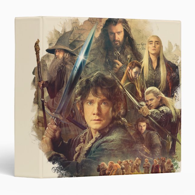 The Company and Elves of Mirkwood 3 Ring Binder (Front/Spine)