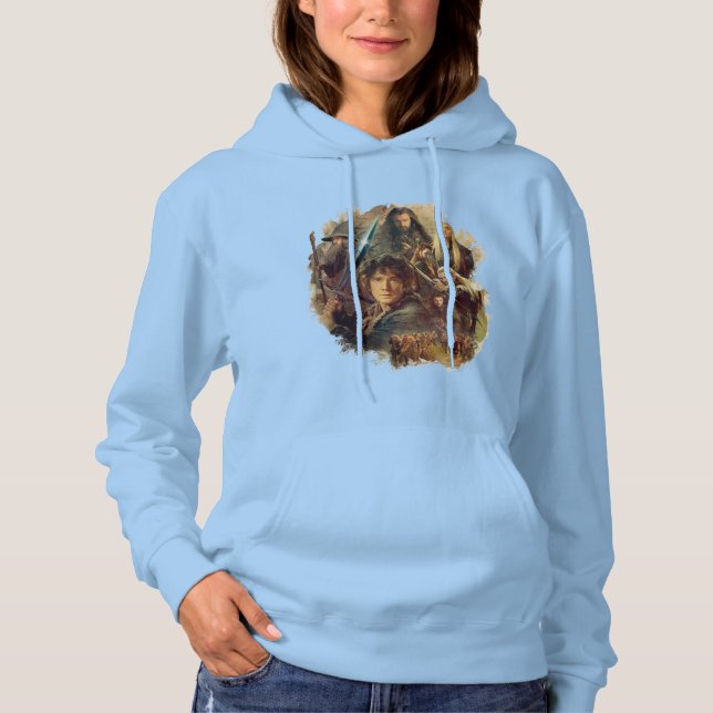 The Company and Elves of Mirkwood Hoodie (Front)