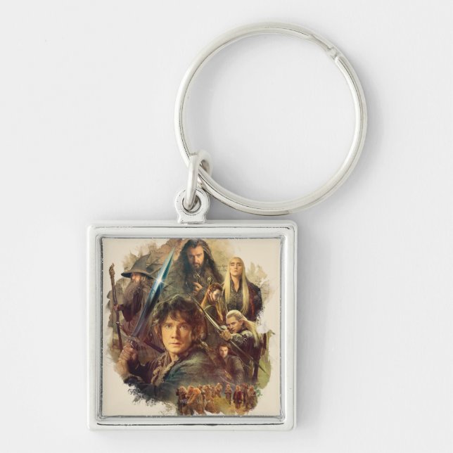 The Company and Elves of Mirkwood Keychain (Front)