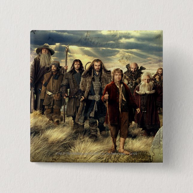 The Company Framed Pinback Button (Front)