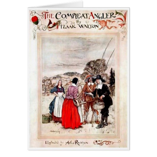 The Compleat Angler, Arthur Rackham Illustration Cards (Front)