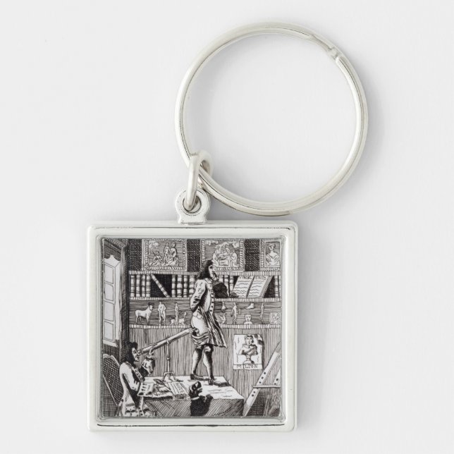 The complicated Richardson, 1724 Keychain (Front)