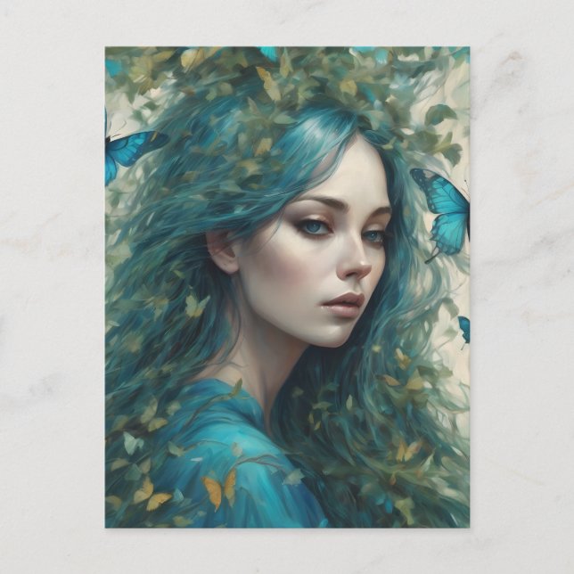 The Complying - Butterflies & Blues Postcard  (Front)