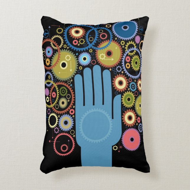 The concept of motion accent pillow (Front(Vertical))