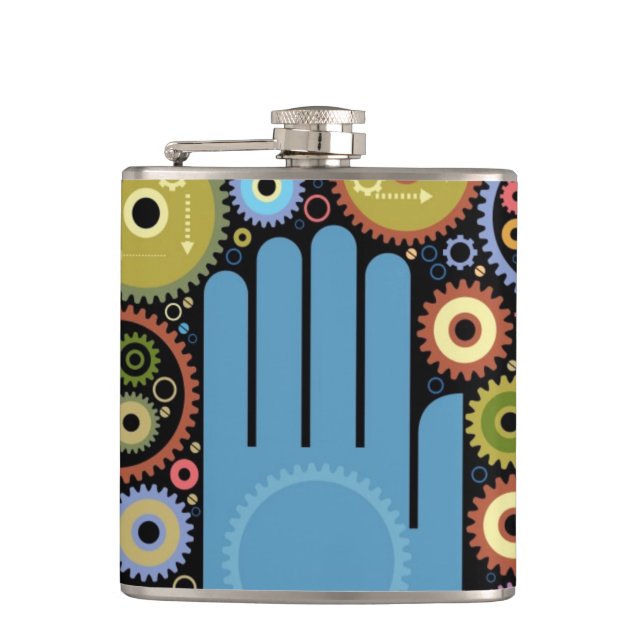 The concept of motion hip flask (Front)