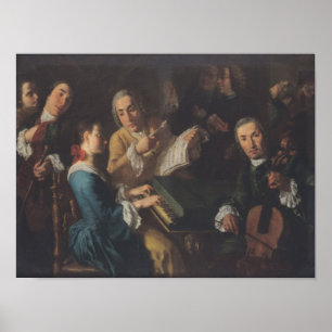 The Concert, 1755 Poster