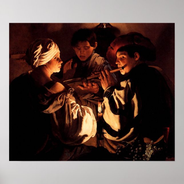 The Concert by Ter Brugghen, Poster (Front)