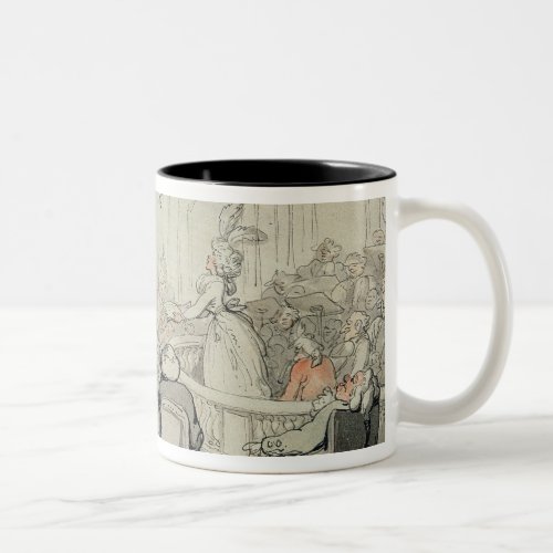 The Concert from Scenes at Bath c1795_1800 w Two_Tone Coffee Mug