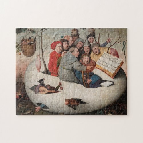 The Concert in the Egg by Hieronymus Bosch Jigsaw Puzzle