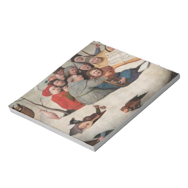 The Concert in the Egg by Hieronymus Bosch Notepad (Rotated)