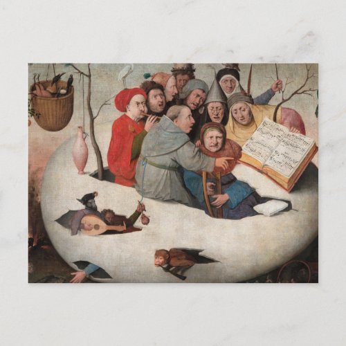 The Concert in the Egg by Hieronymus Bosch Postcard