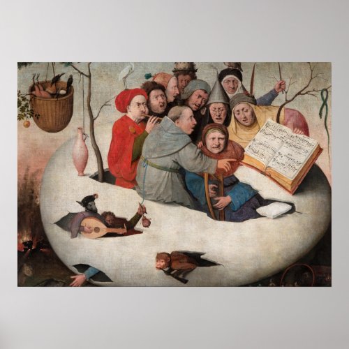 The Concert in the Egg by Hieronymus Bosch Poster