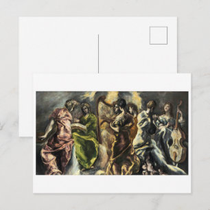 The Concert of the Angels El Greco Postcard
