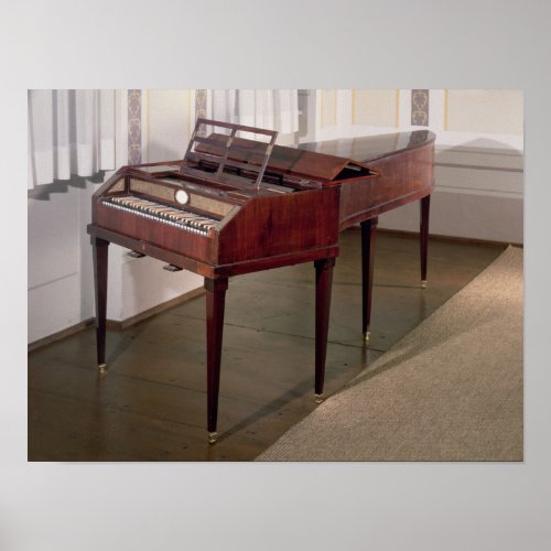 The concert piano of Franz Joseph Haydn Poster