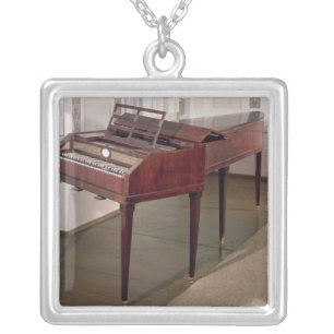 The concert piano of Franz Joseph Haydn Silver Plated Necklace