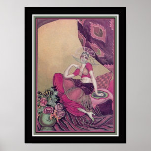 "The Concubine" 1920's Art Deco Print
