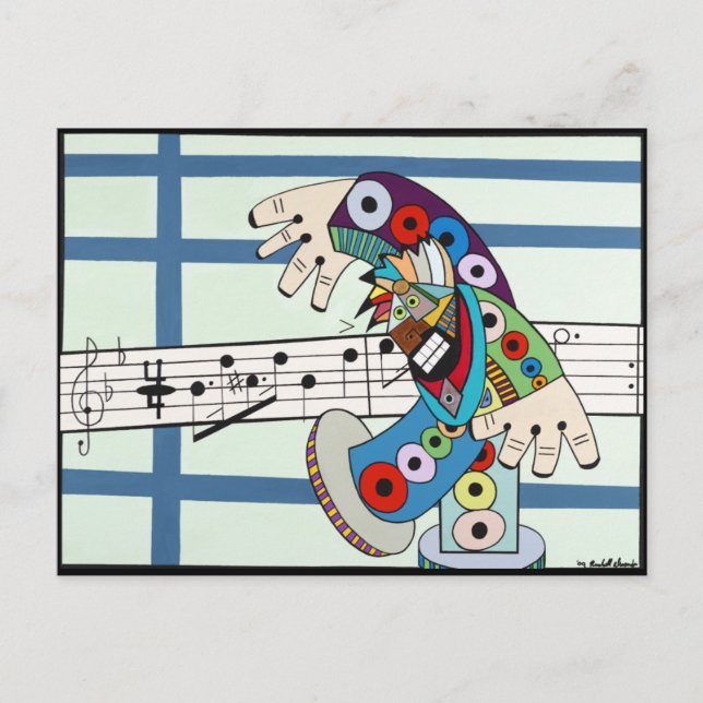 "The Conductor" by Ruchell Alexander Postcard (Front)