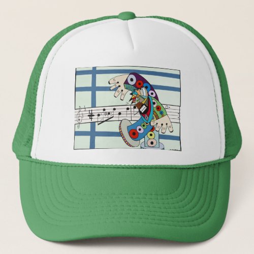 The Conductor by Ruchell Alexander Trucker Hat