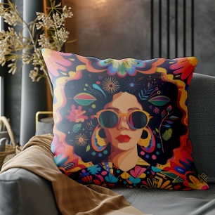 The Confident Woman Throw Pillow