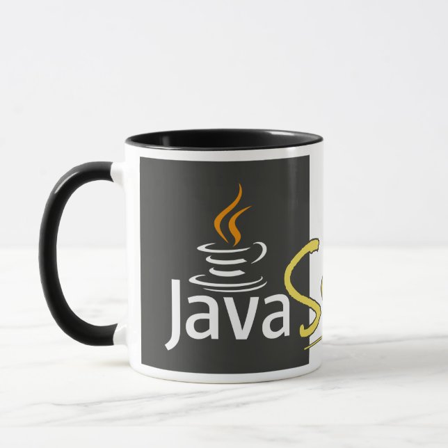 The Confusing JavaScript Mug - Black (Left)