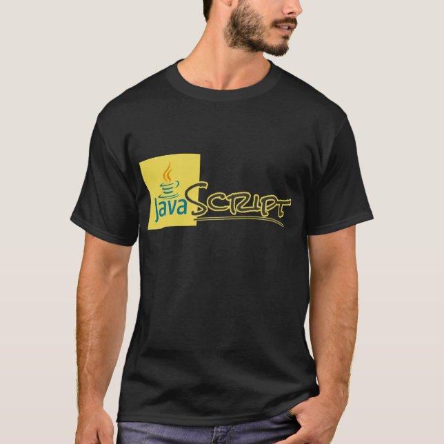 The Confusing JavaScript T-Shirt - Yellow (Front)