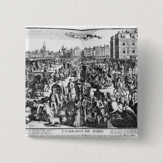 The Congestion in Paris Button (Front)