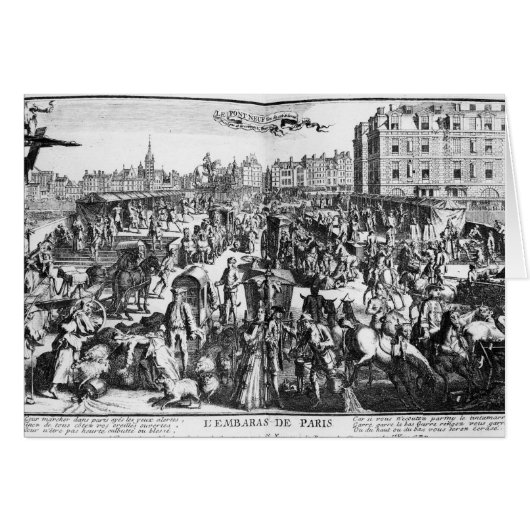 The Congestion in Paris Cards (Front Horizontal)