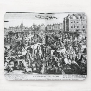 The Congestion in Paris Mouse Pad