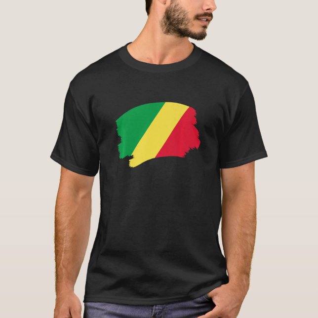 The Congo Flag Republic Of The Congo  2 T-Shirt (Front)