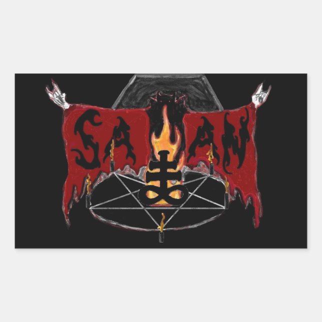 The Conjuration Rectangular Sticker (Front)