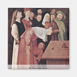 The Conjurer Detail. By Hieronymus Bosch Magnet