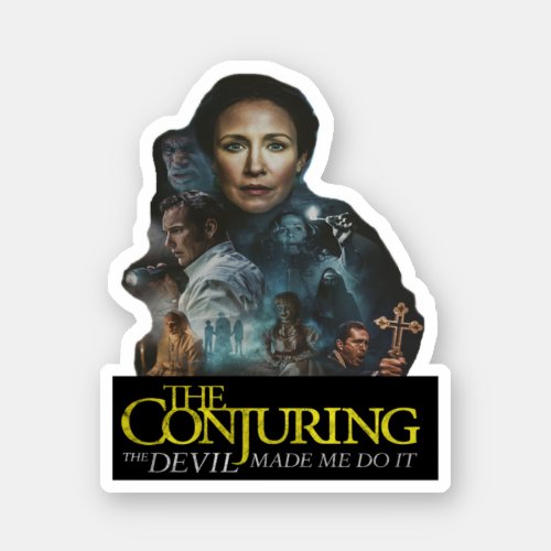 The conjuring The Devil Made Me Do It Classic  Sticker