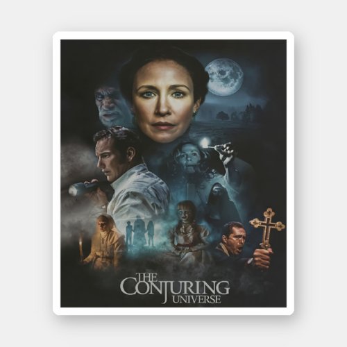 The Conjuring Valak Horor Movies Classic Sticker