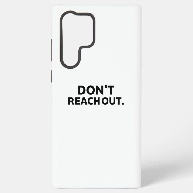 The Connection Block | Don't Reach Out Samsung Galaxy Case (Back)