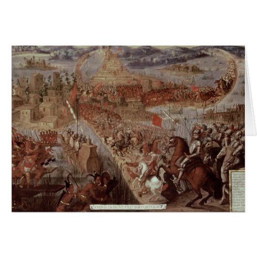 The Conquest of Tenochtitlan Cards (Front Horizontal)