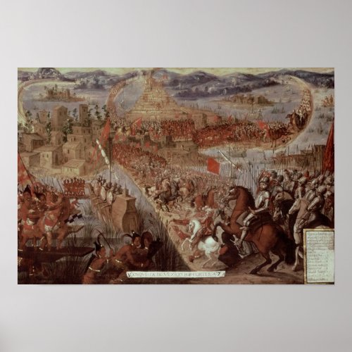 The Conquest of Tenochtitlan Poster