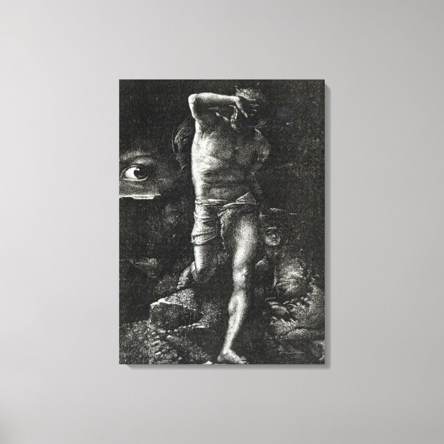 The Conscience or, The Eye Watching Cain Canvas Print (Front)