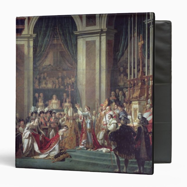 The Consecration of the Emperor Napoleon 3 Ring Binder (Front/Inside)
