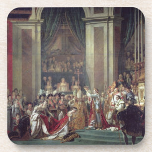 The Consecration of the Emperor Napoleon Beverage Coaster