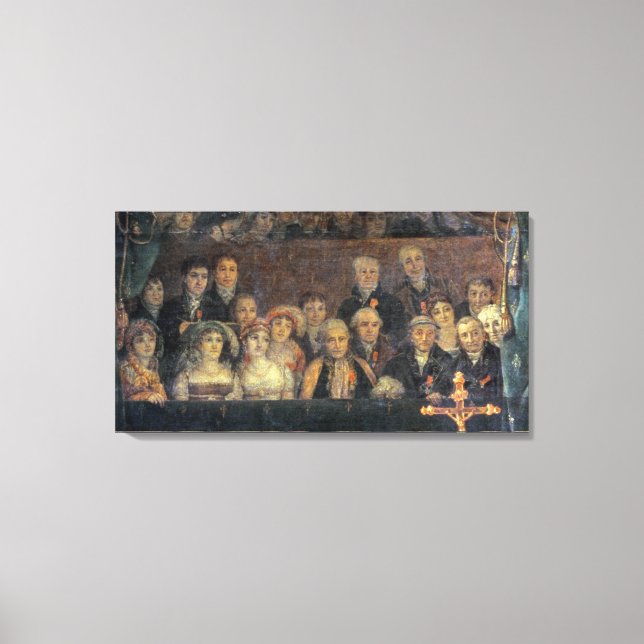 The Consecration of the Emperor Napoleon Canvas Print (Front)