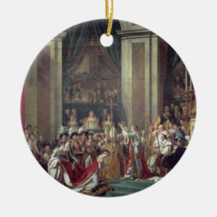 The Consecration of the Emperor Napoleon Ceramic Ornament